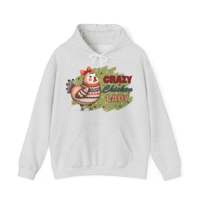 Crazy Chicken Lady Hooded Sweatshirt