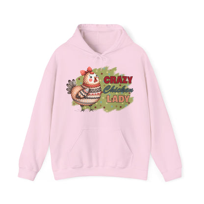 Crazy Chicken Lady Hooded Sweatshirt