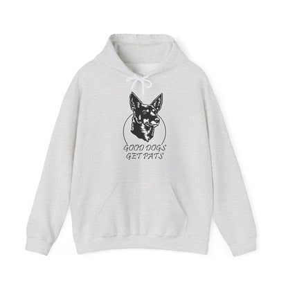 Good Dogs Get Pats Hooded Sweatshirt