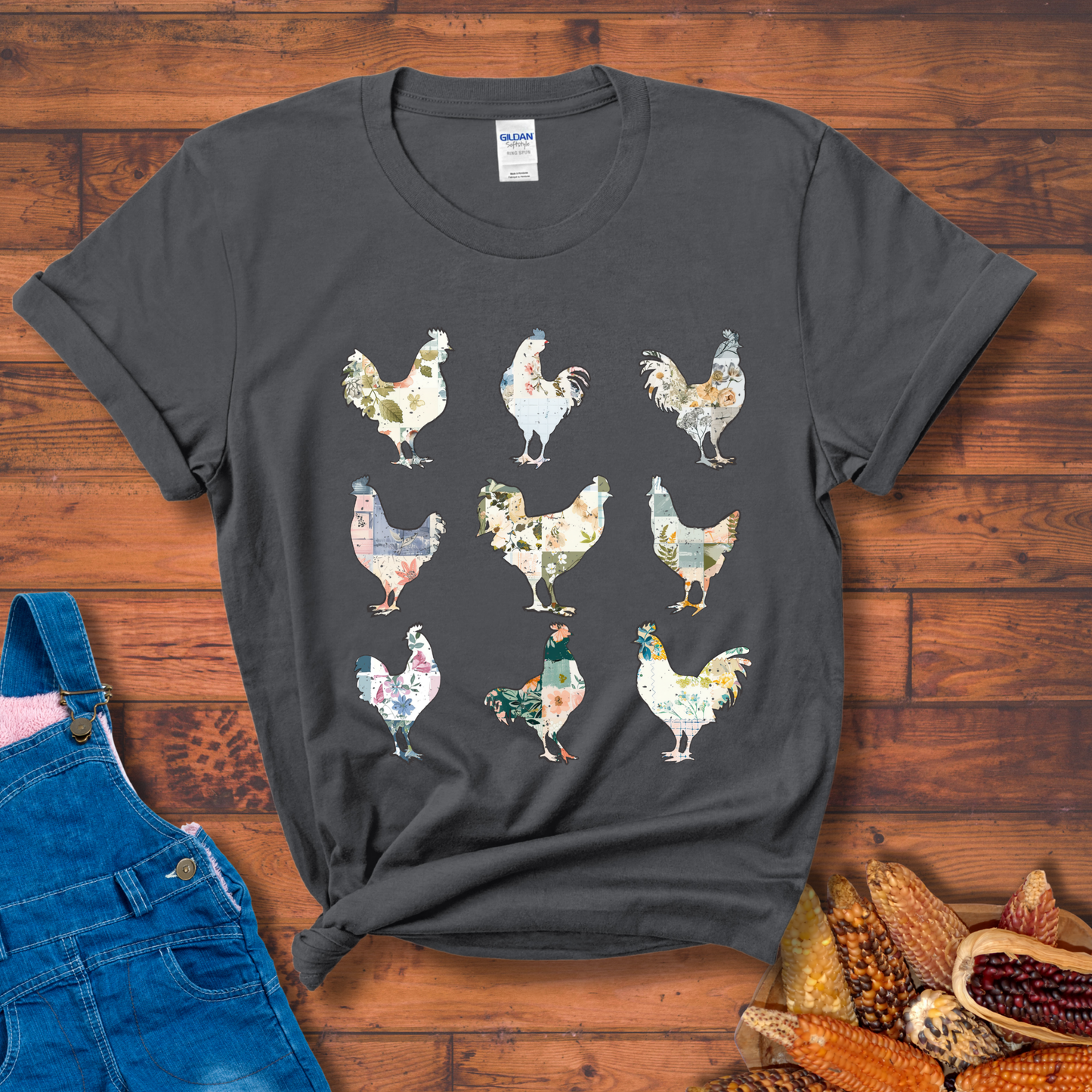 Floral Flock T-Shirt