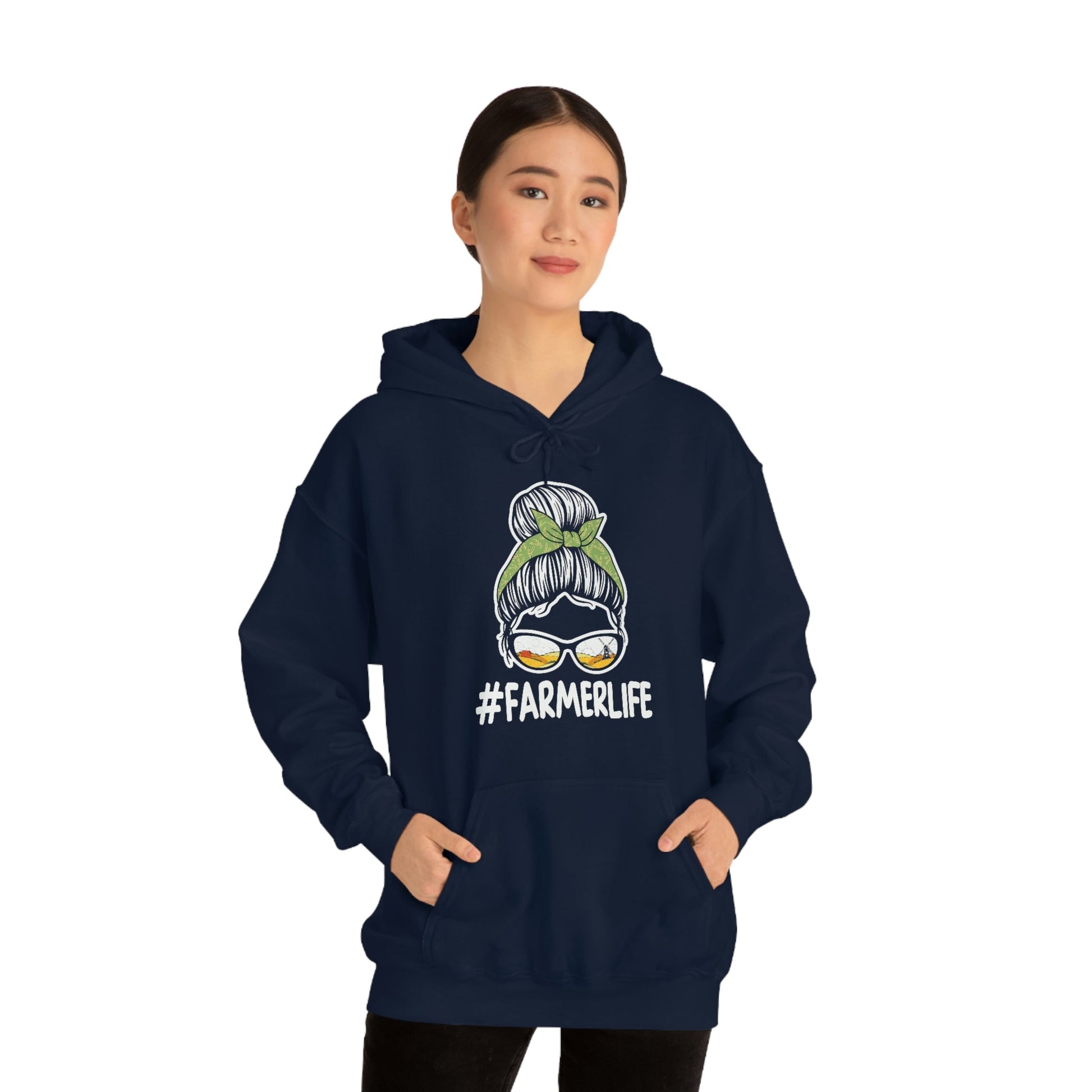 #Farmerlife Unisex Hooded Sweatshirt - Hoodie - Not The Farmers Wife