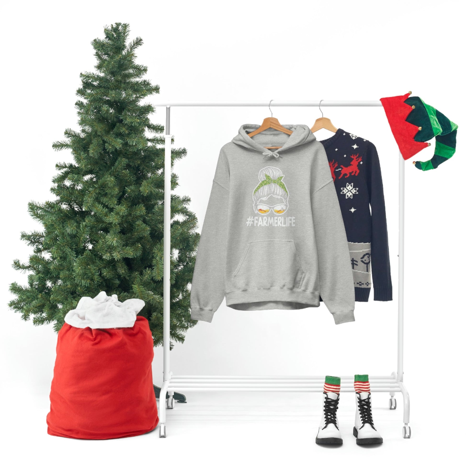 #Farmerlife Unisex Hooded Sweatshirt - Hoodie - Not The Farmers Wife