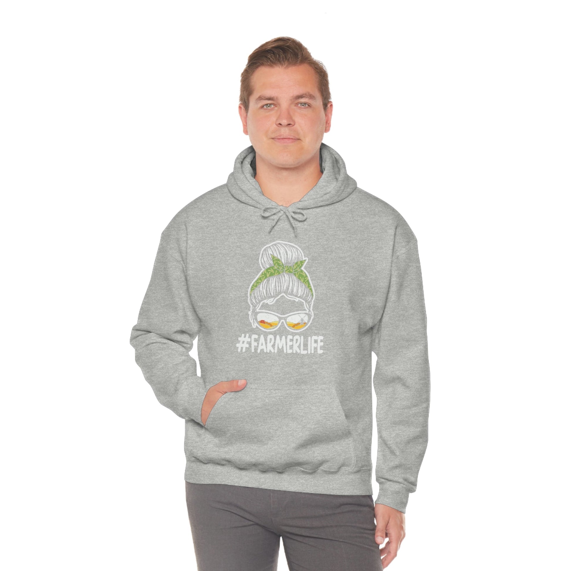 #Farmerlife Unisex Hooded Sweatshirt - Hoodie - Not The Farmers Wife