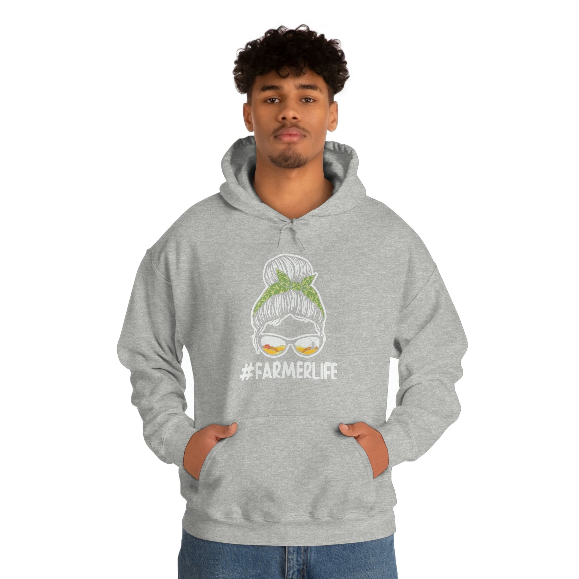 #Farmerlife Unisex Hooded Sweatshirt - Hoodie - Not The Farmers Wife