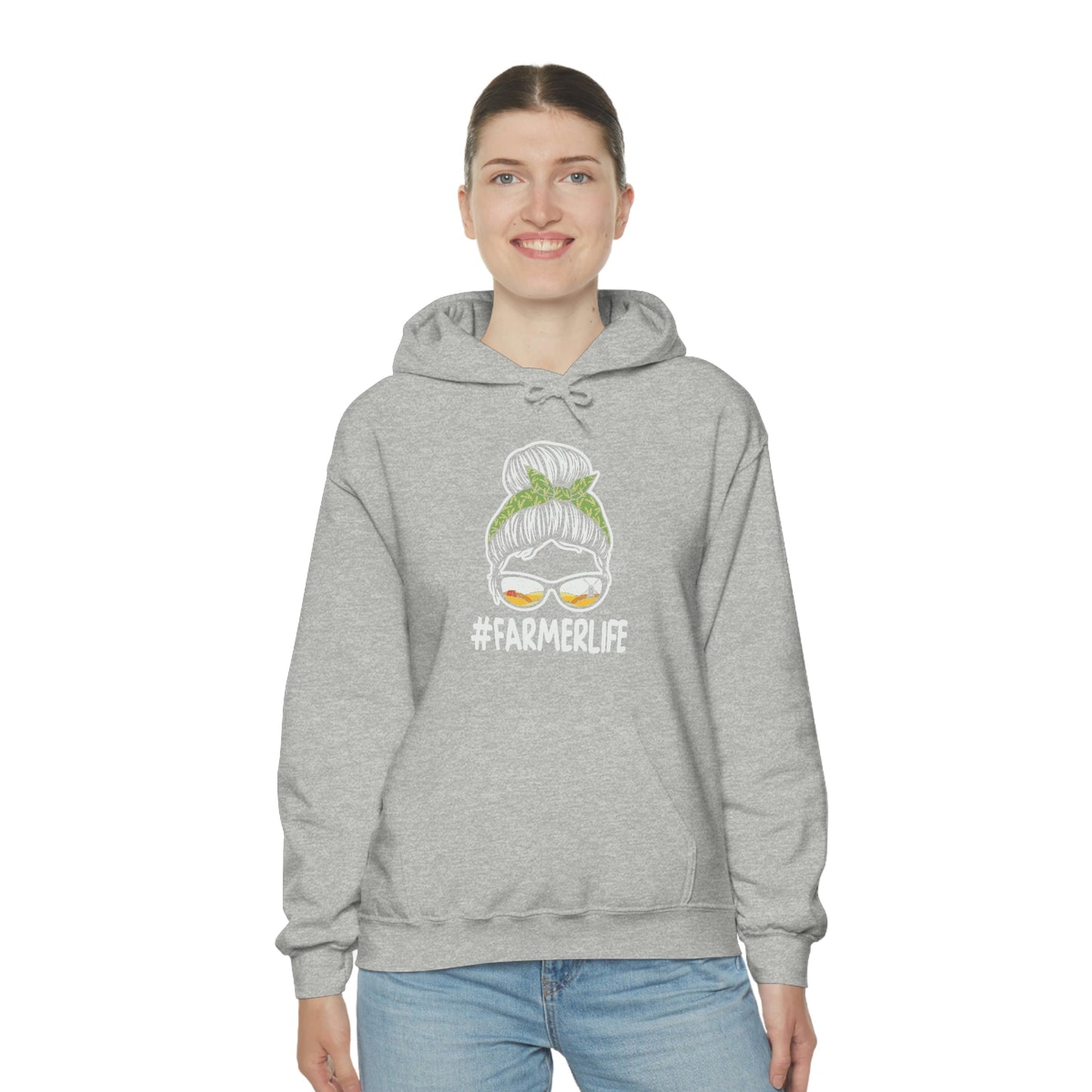 #Farmerlife Unisex Hooded Sweatshirt - Hoodie - Not The Farmers Wife
