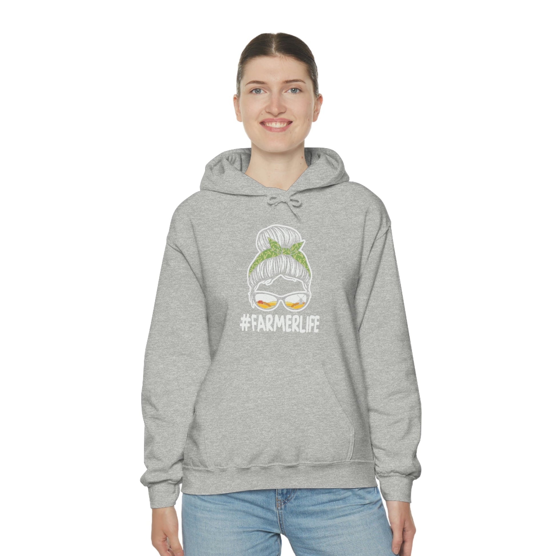 #Farmerlife Unisex Hooded Sweatshirt - Hoodie - Not The Farmers Wife
