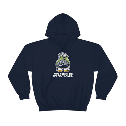 #Farmerlife Unisex Hooded Sweatshirt - Hoodie - Not The Farmers Wife