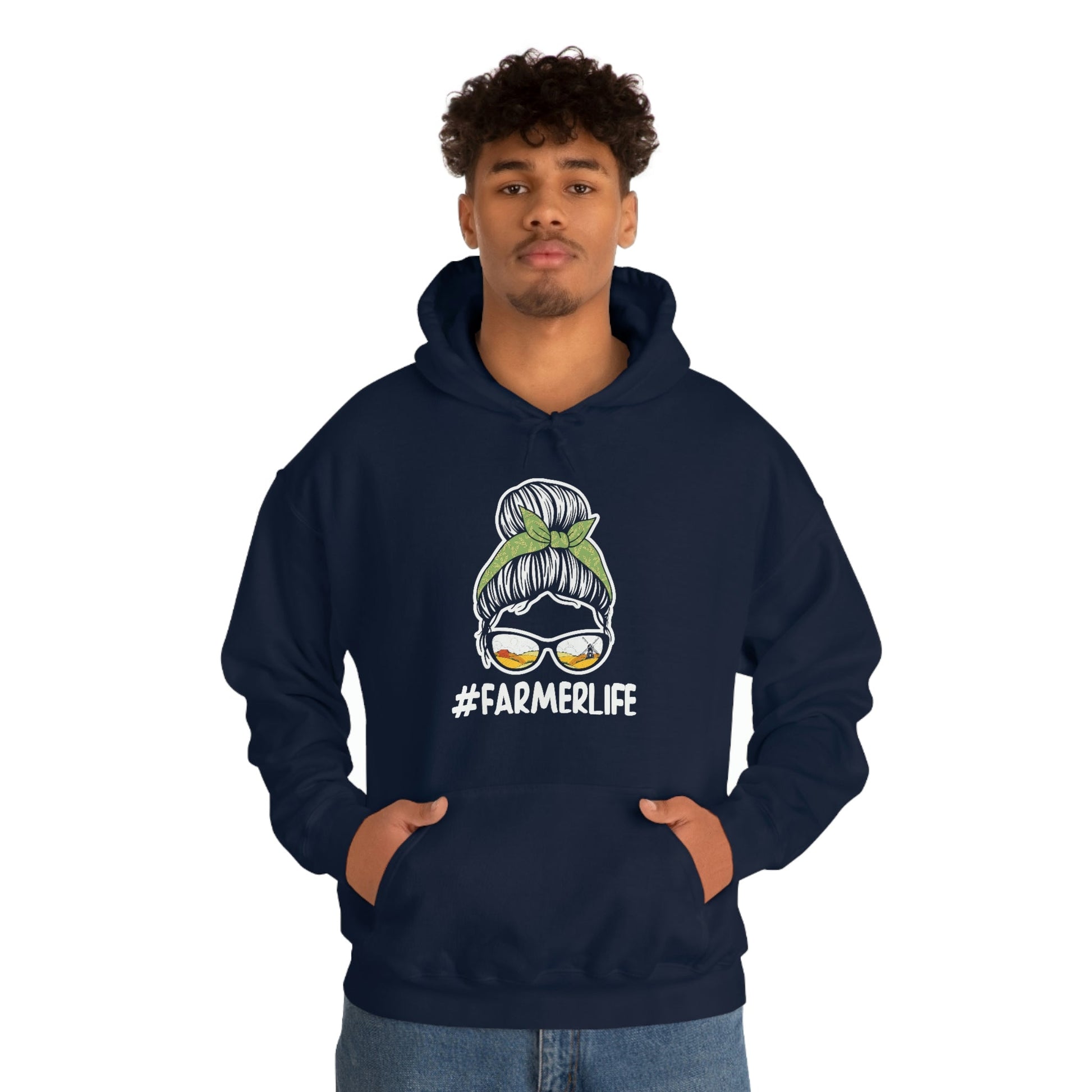 #Farmerlife Unisex Hooded Sweatshirt - Hoodie - Not The Farmers Wife
