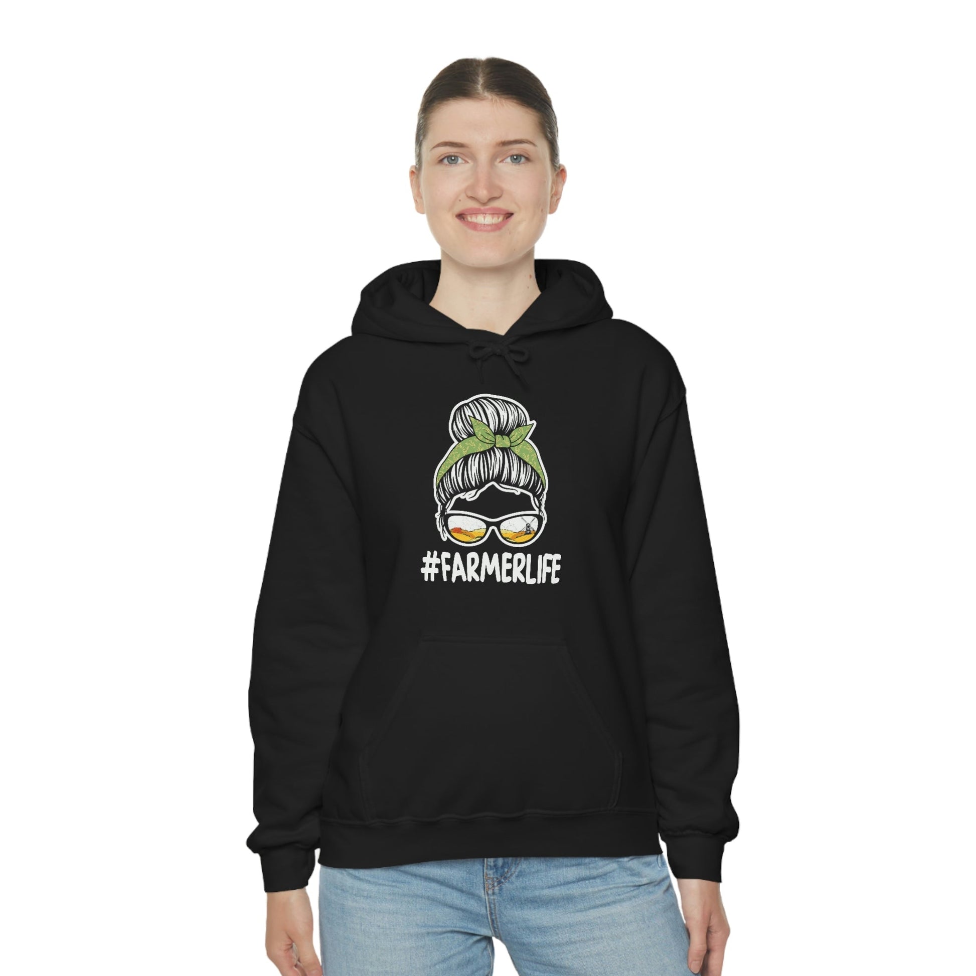 #Farmerlife Unisex Hooded Sweatshirt - Hoodie - Not The Farmers Wife