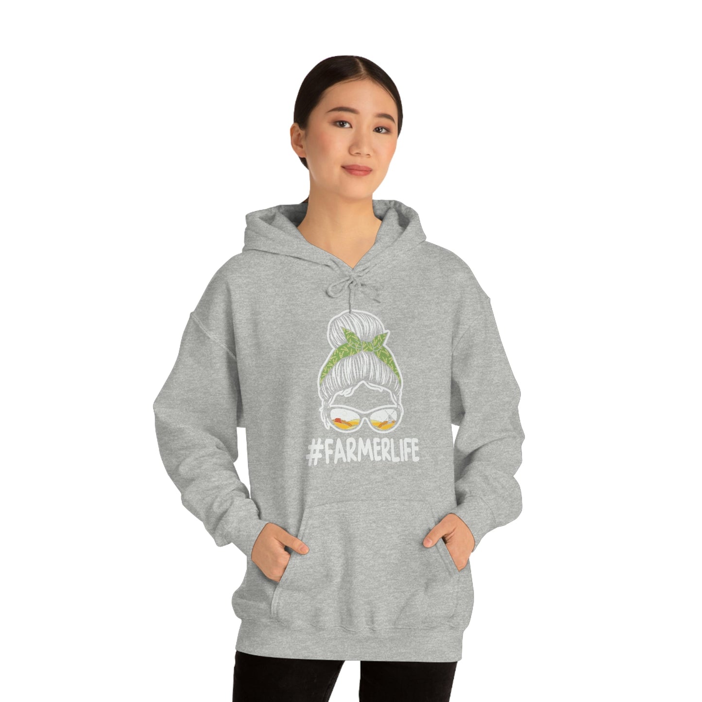 #Farmerlife Unisex Hooded Sweatshirt - Hoodie - Not The Farmers Wife