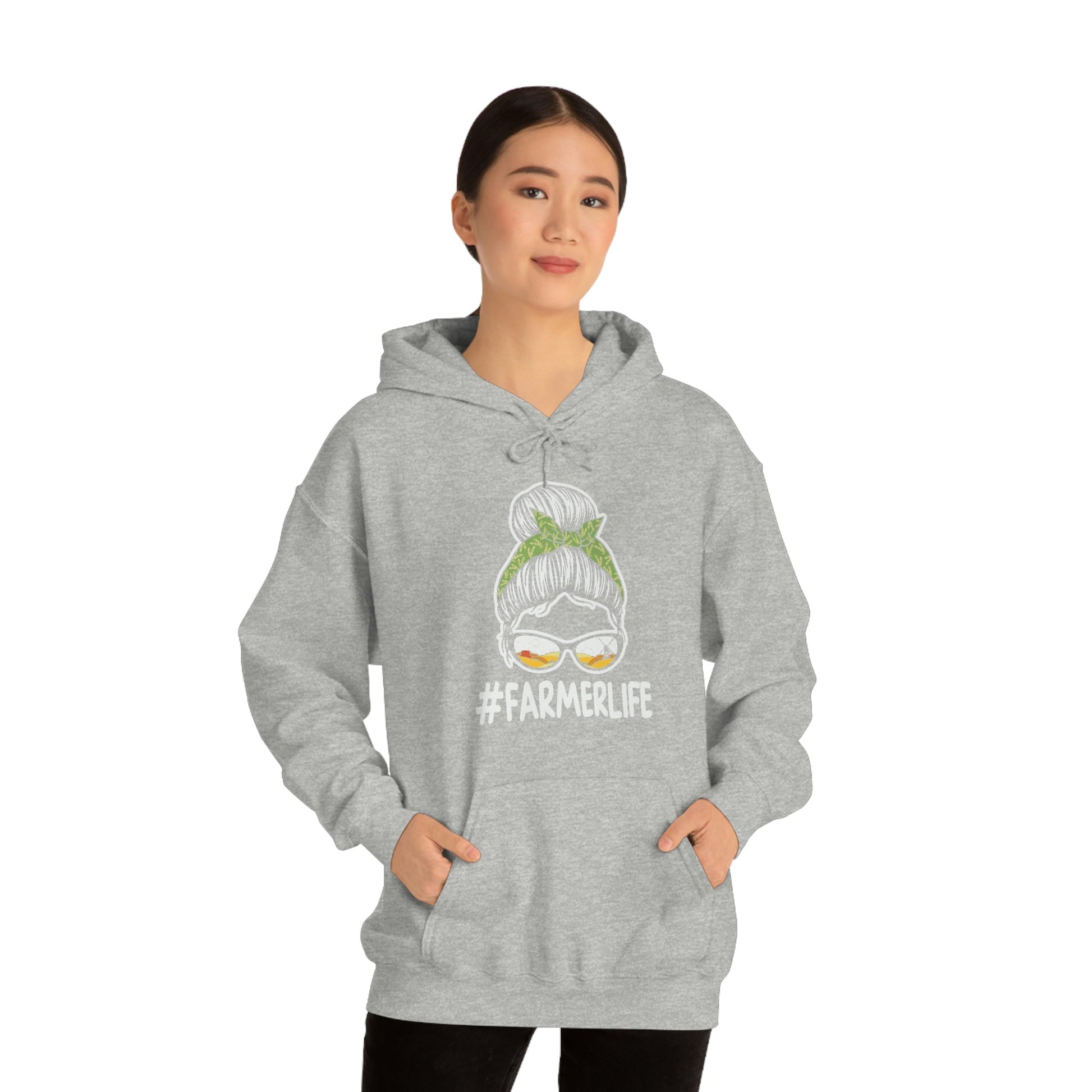 #Farmerlife Unisex Hooded Sweatshirt - Hoodie - Not The Farmers Wife
