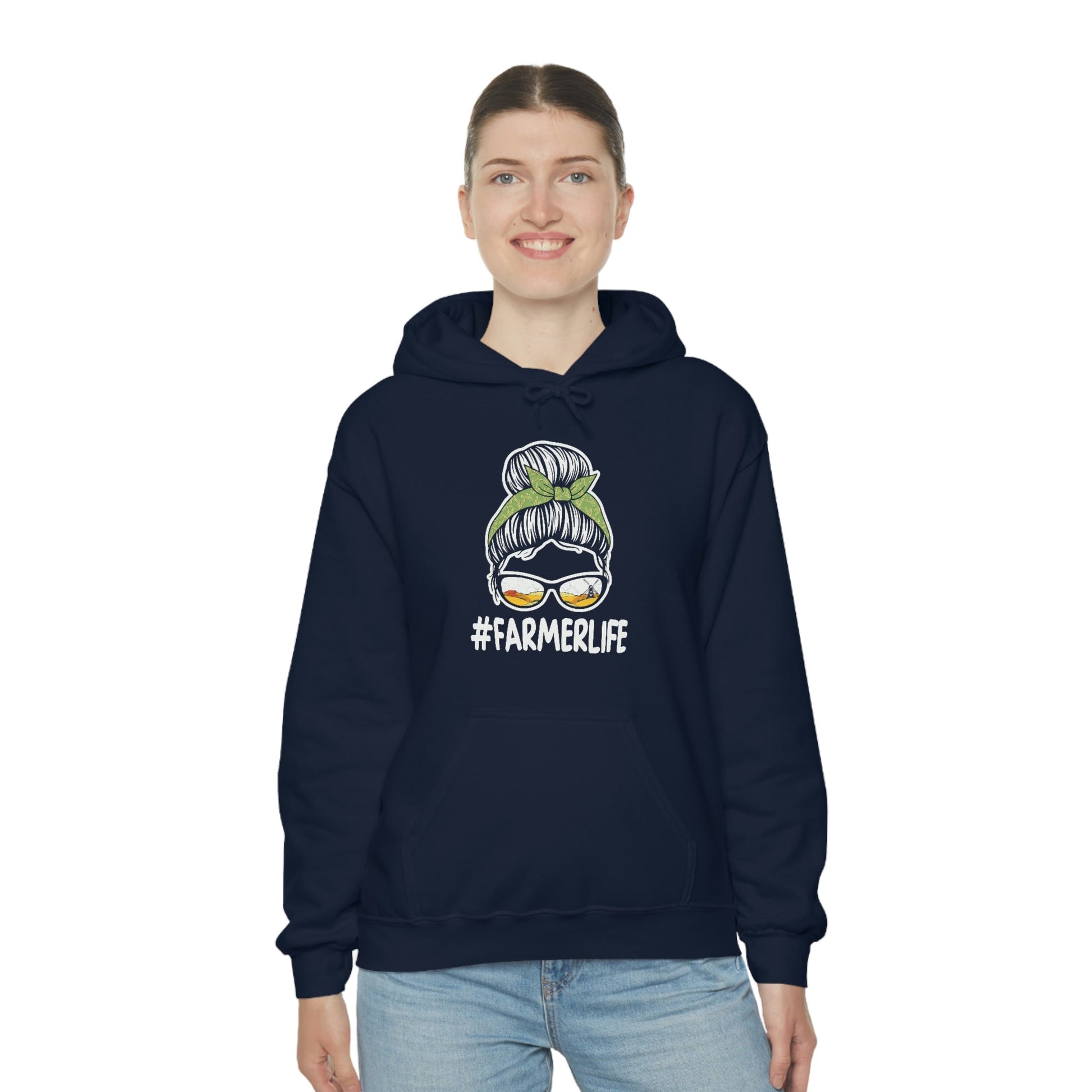 #Farmerlife Unisex Hooded Sweatshirt - Hoodie - Not The Farmers Wife