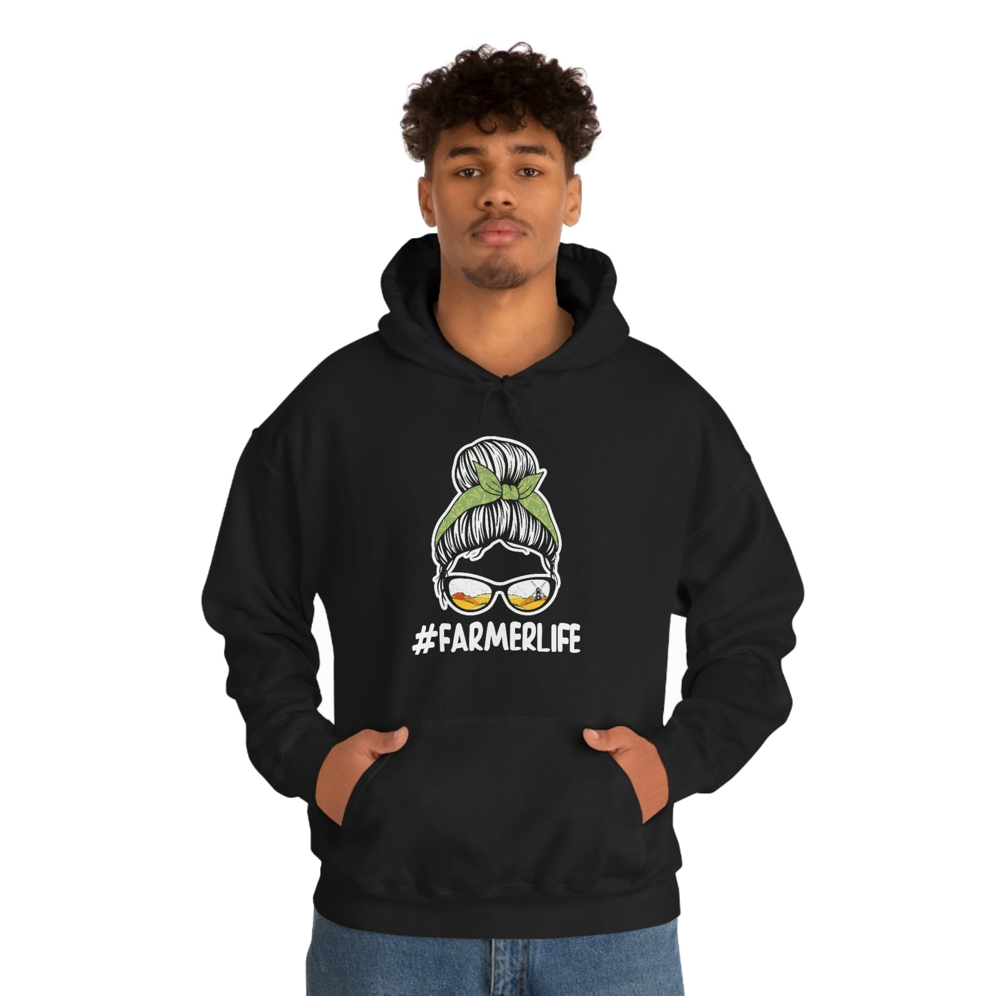 #Farmerlife Unisex Hooded Sweatshirt - Hoodie - Not The Farmers Wife