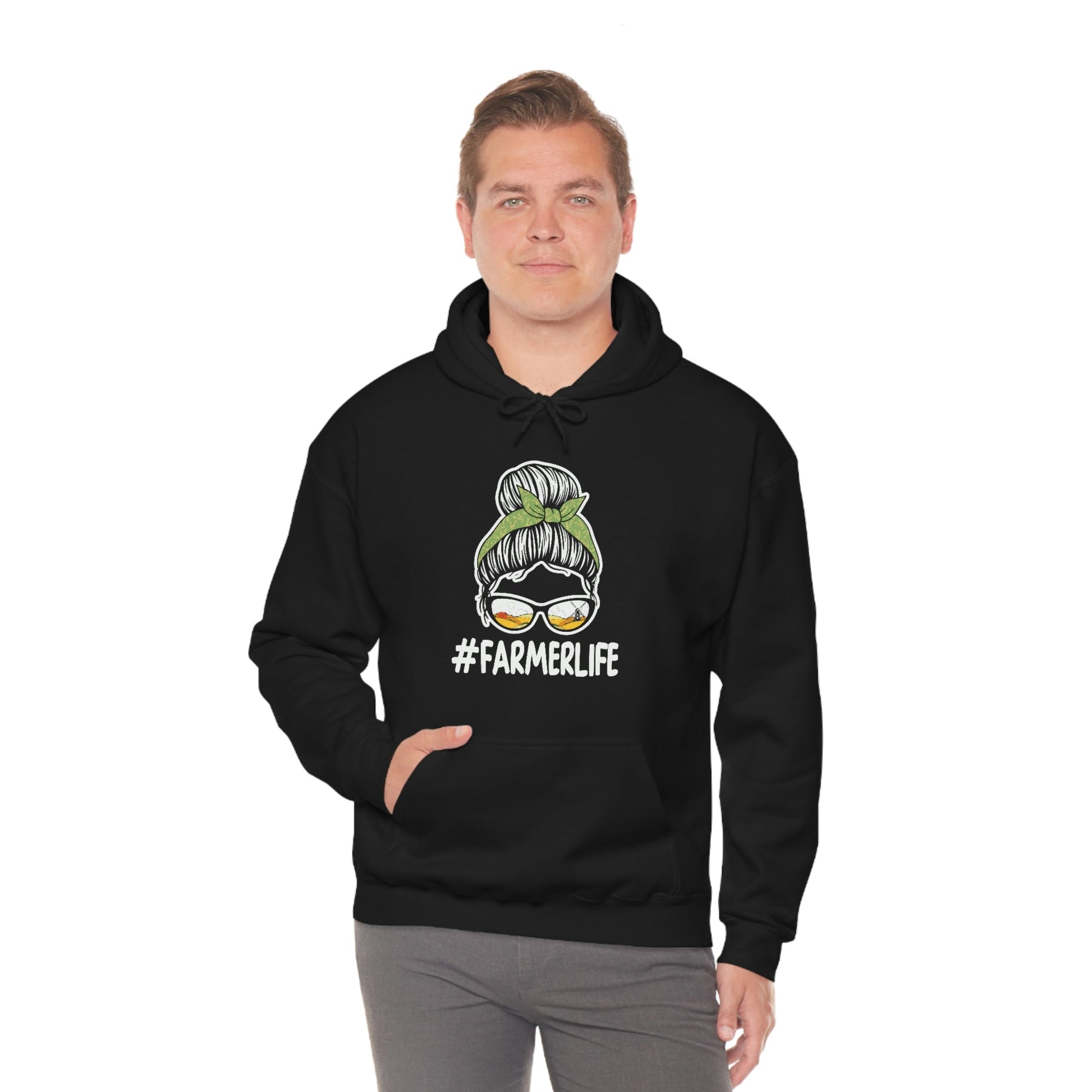 #Farmerlife Unisex Hooded Sweatshirt - Hoodie - Not The Farmers Wife