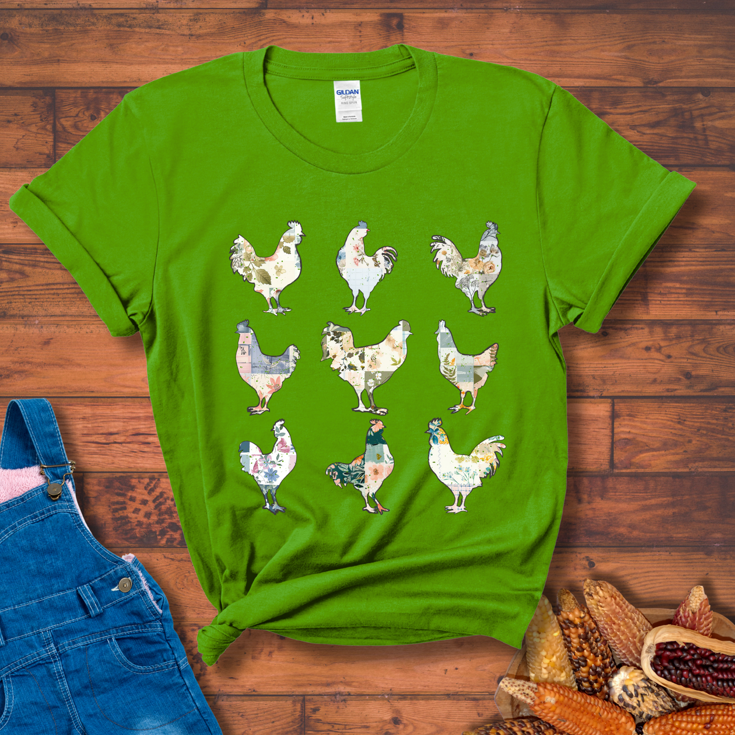 Floral Flock T-Shirt