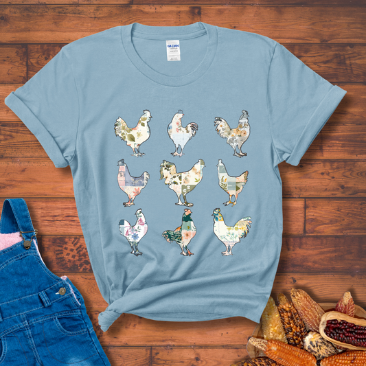 Floral Flock T-Shirt