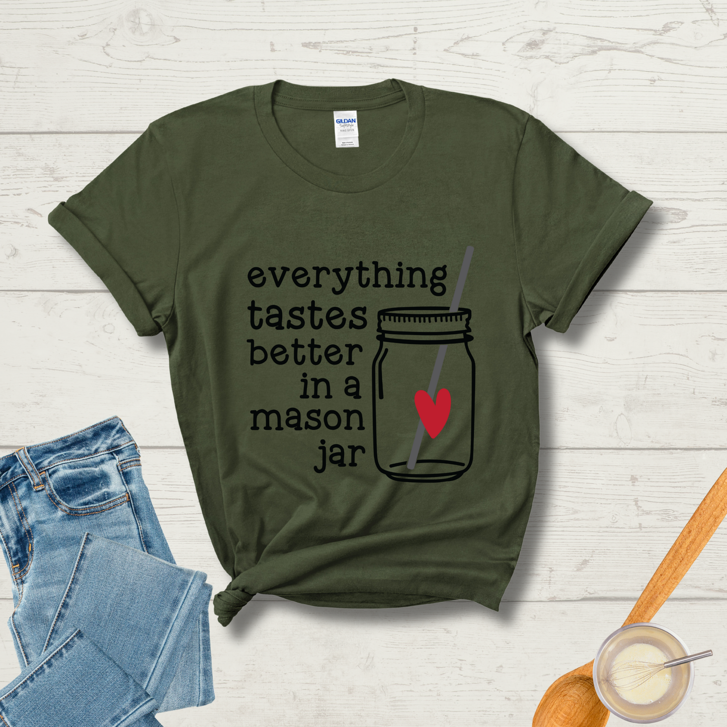 Everything Tastes Better in a Mason Jar T-Shirt