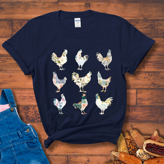 Floral Flock T-Shirt