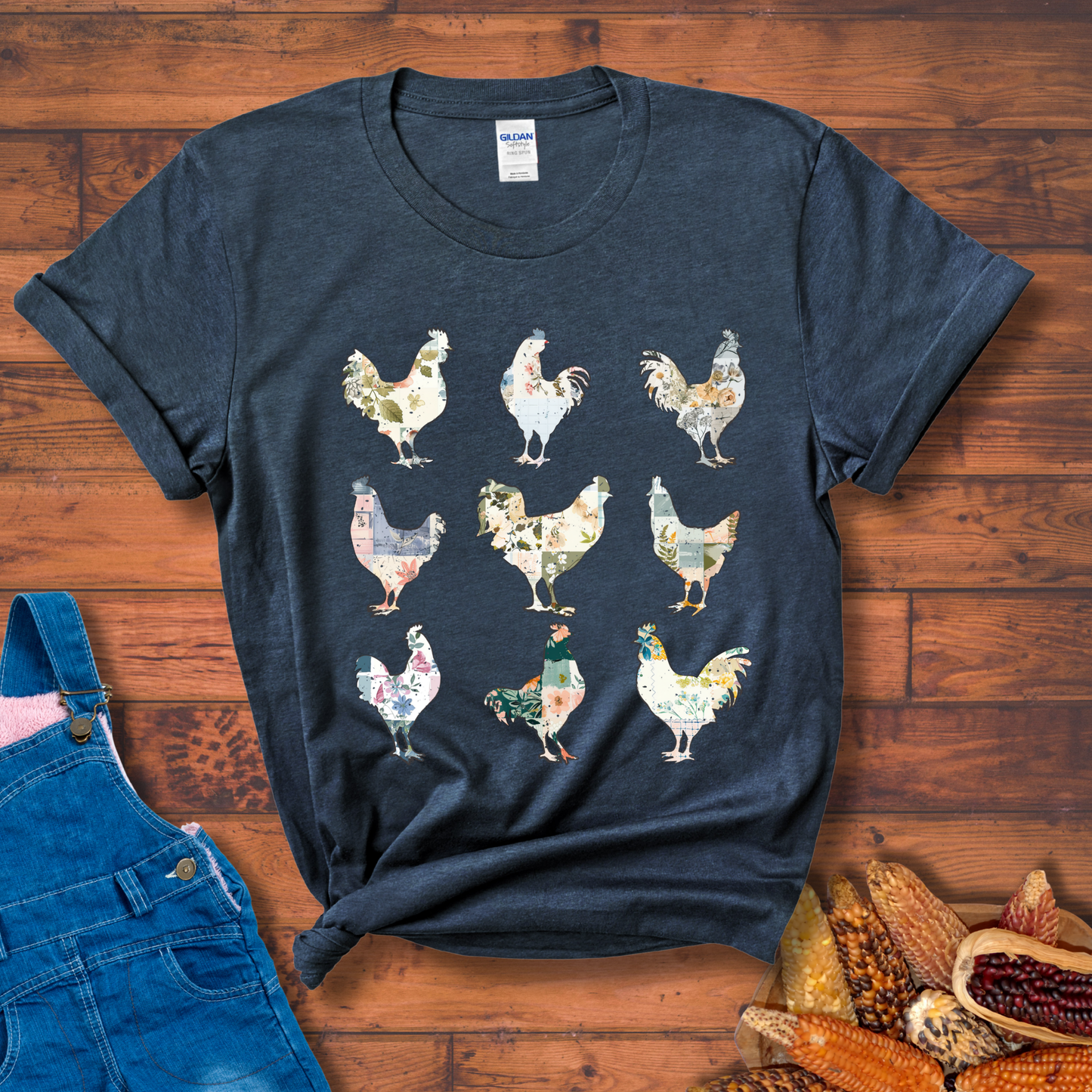 Floral Flock T-Shirt