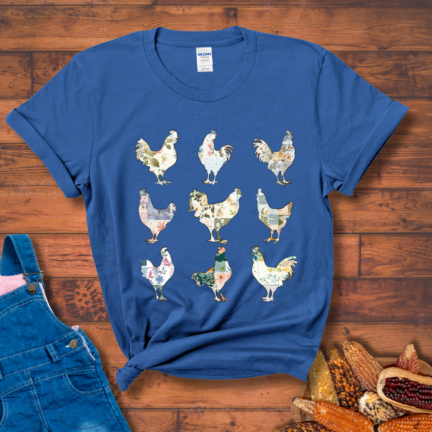 Floral Flock T-Shirt