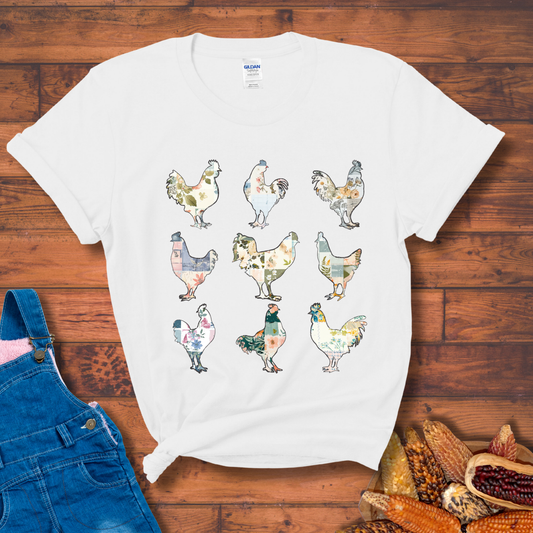 Floral Flock T-Shirt