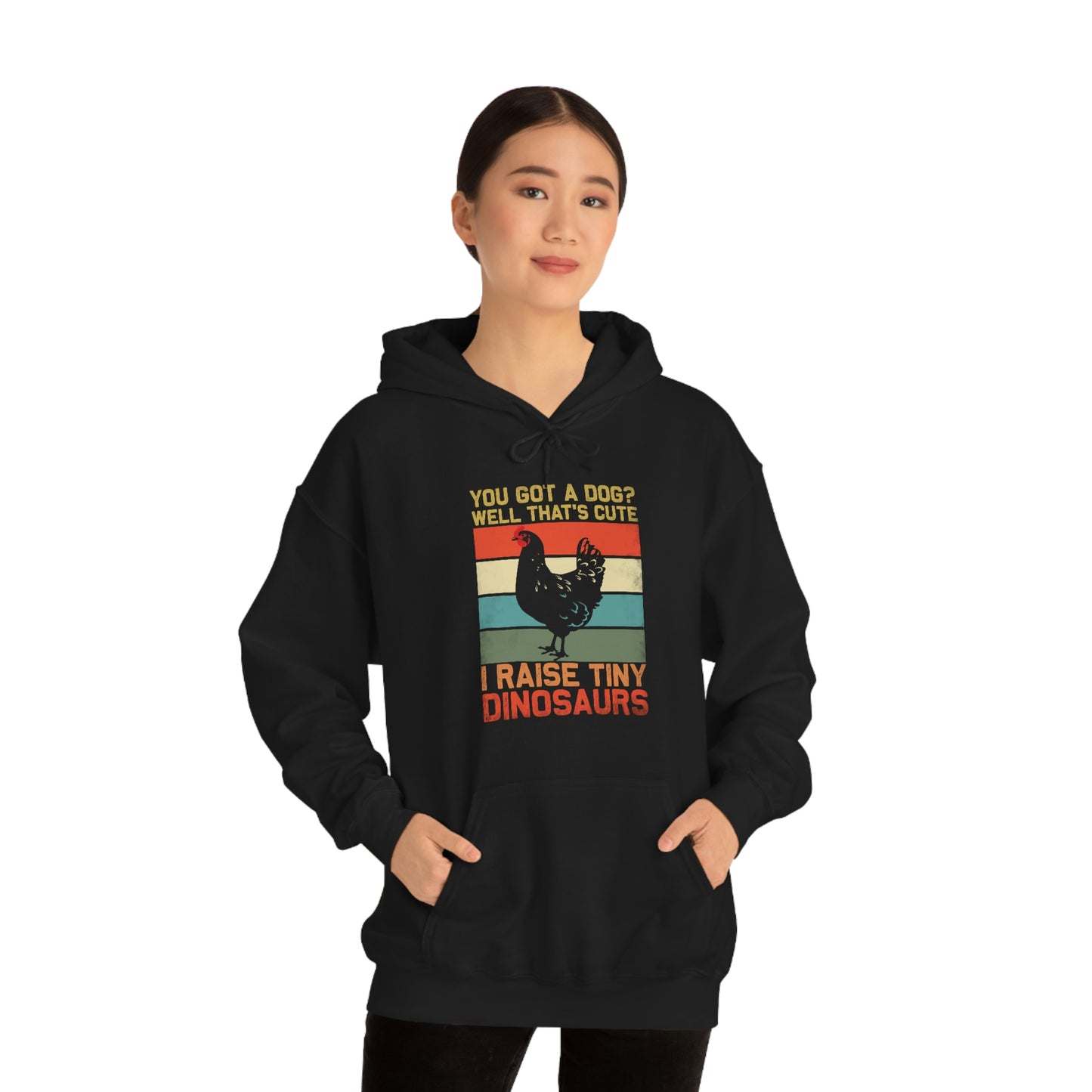 I Raise Tiny Dino's Unisex Hooded Sweatshirt