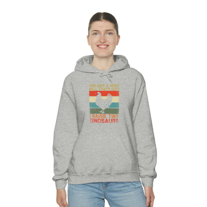 I Raise Tiny Dino's Unisex Hooded Sweatshirt
