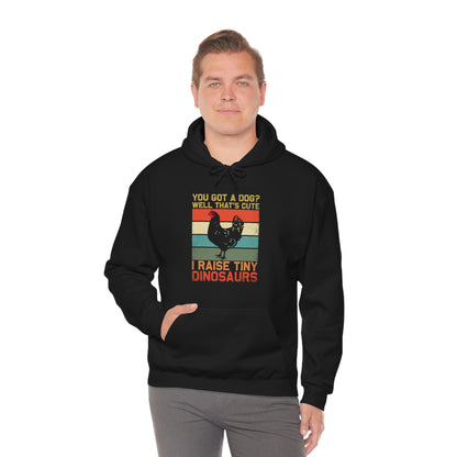 I Raise Tiny Dino's Unisex Hooded Sweatshirt