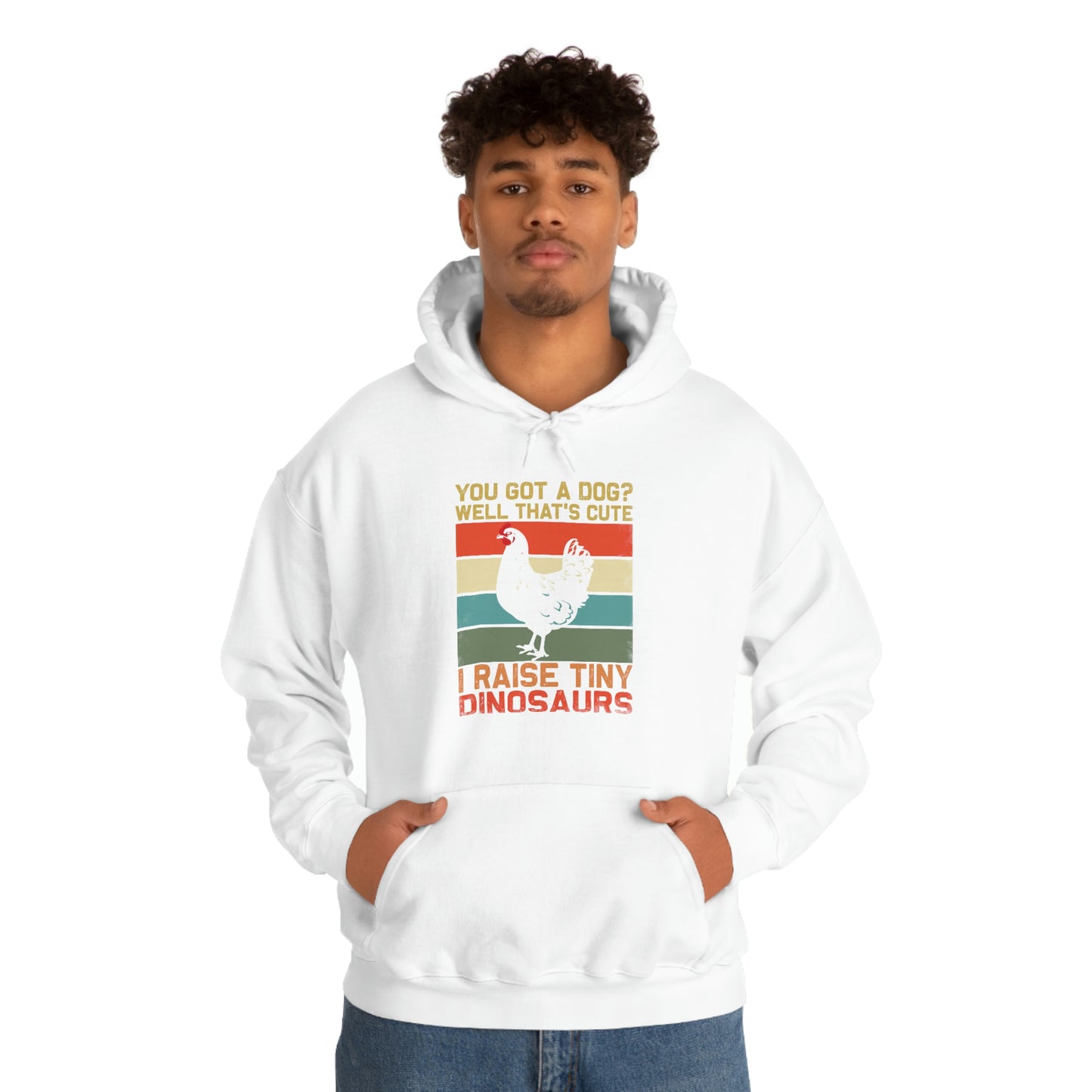 I Raise Tiny Dino's Unisex Hooded Sweatshirt