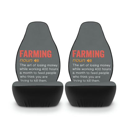 Farming... Car Seat Covers