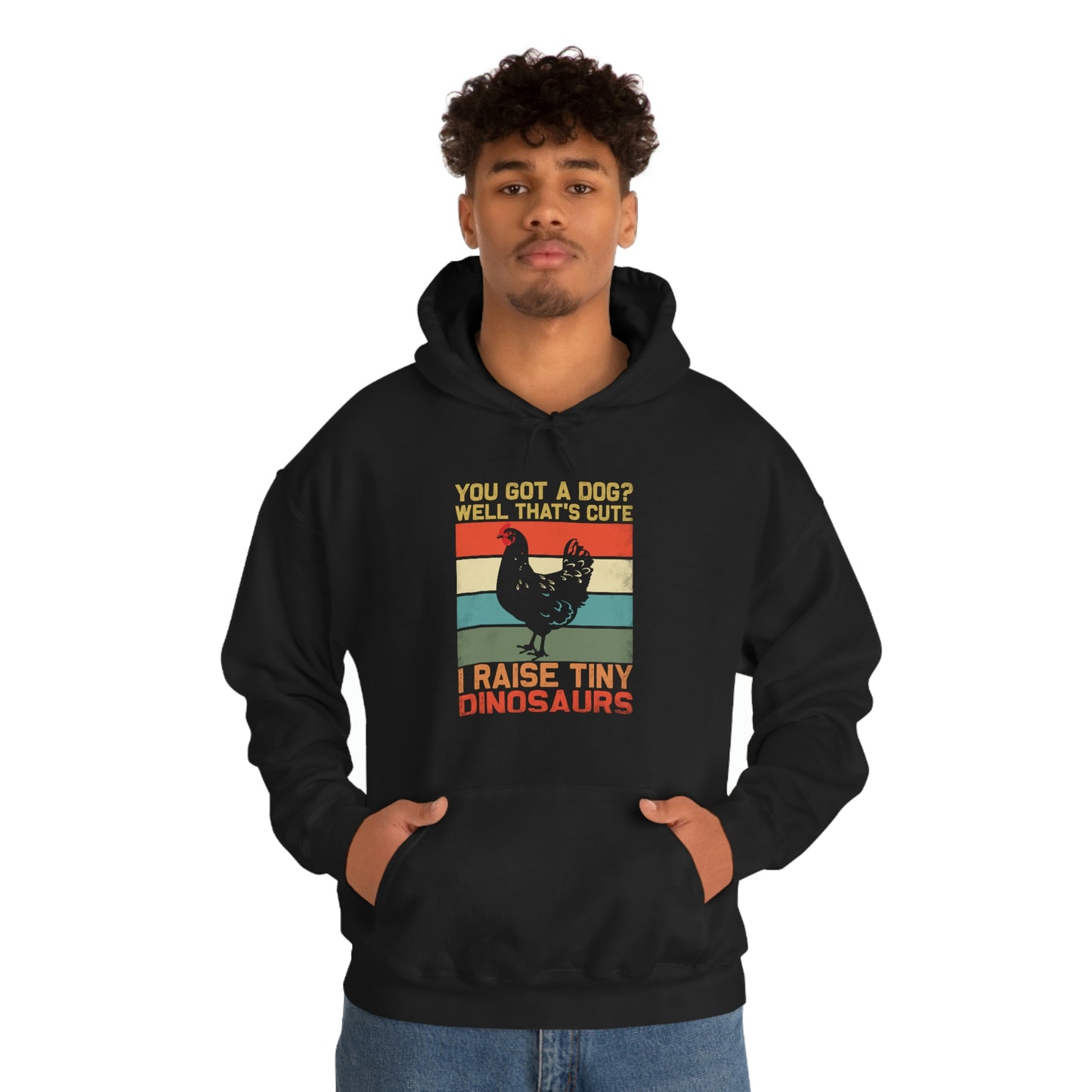 I Raise Tiny Dino's Unisex Hooded Sweatshirt