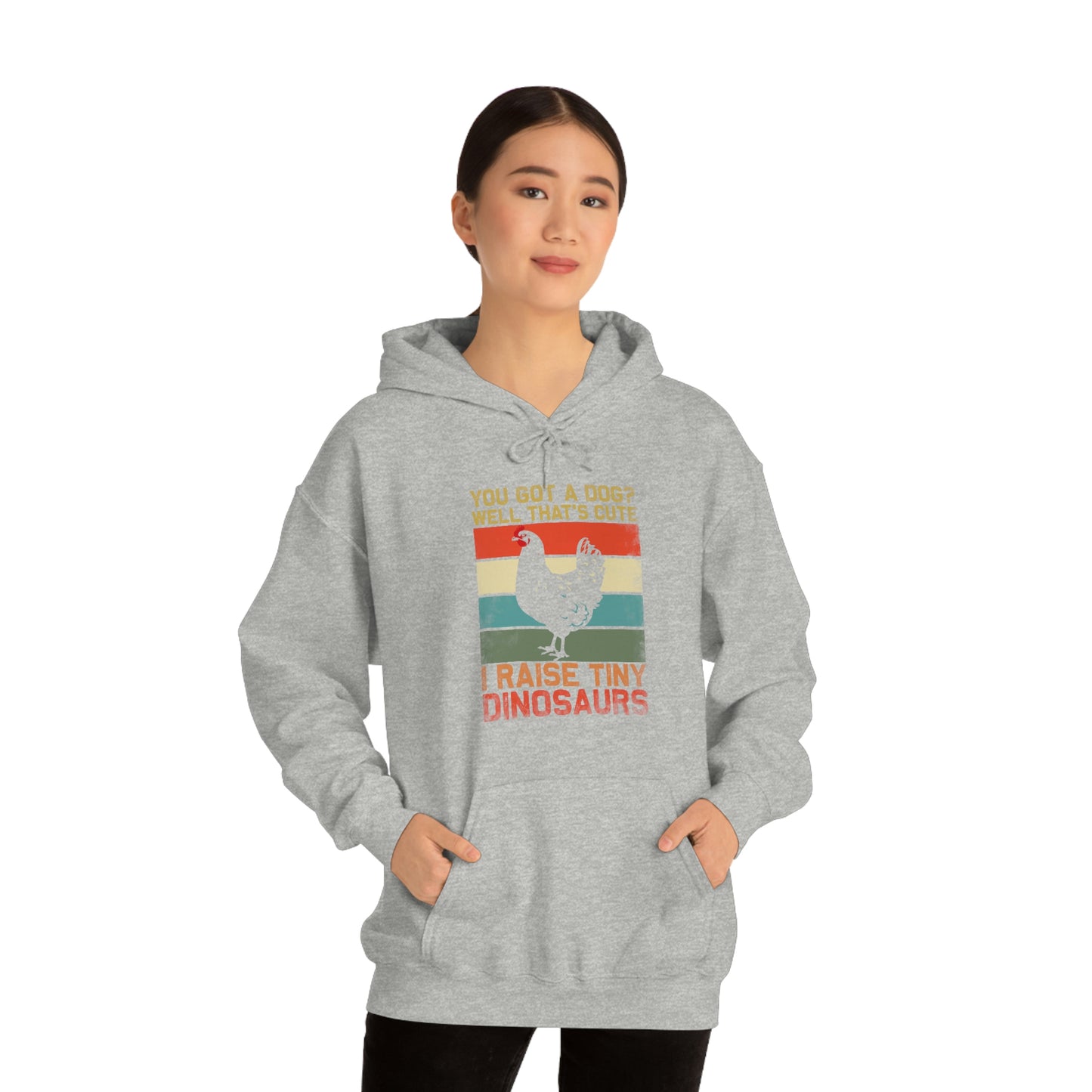 I Raise Tiny Dino's Unisex Hooded Sweatshirt