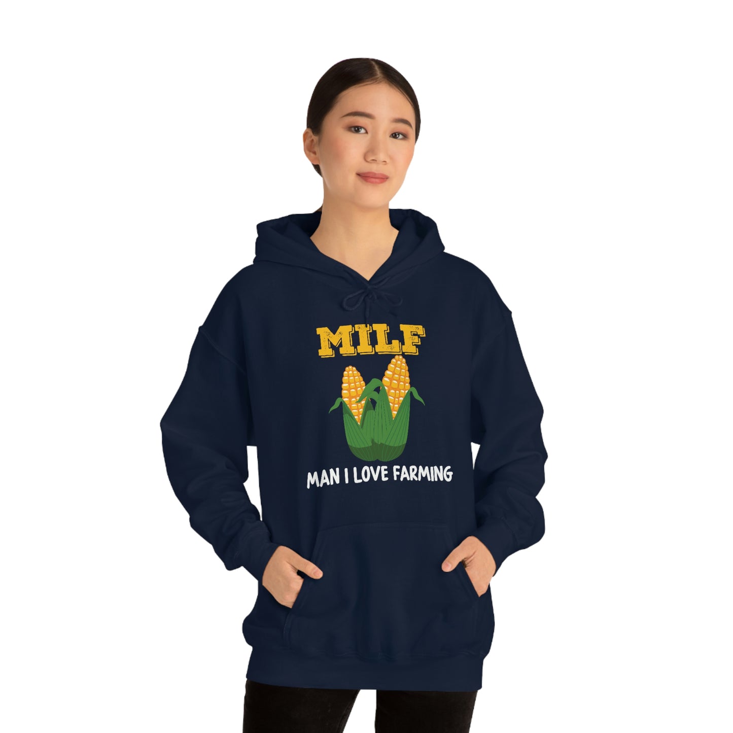 MILF - Man I Love Farming Hooded Sweatshirt