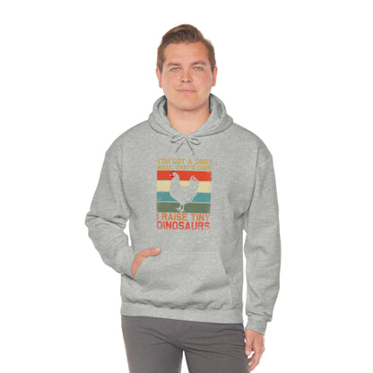 I Raise Tiny Dino's Unisex Hooded Sweatshirt